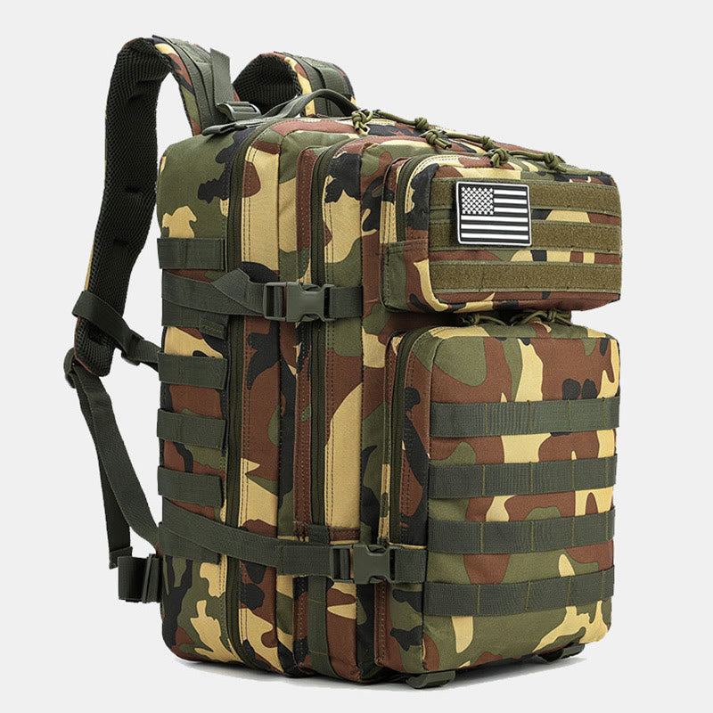 45L Outdoor-Wander-Reise-Rucksack Multi-Pocket Militär-Rucksack