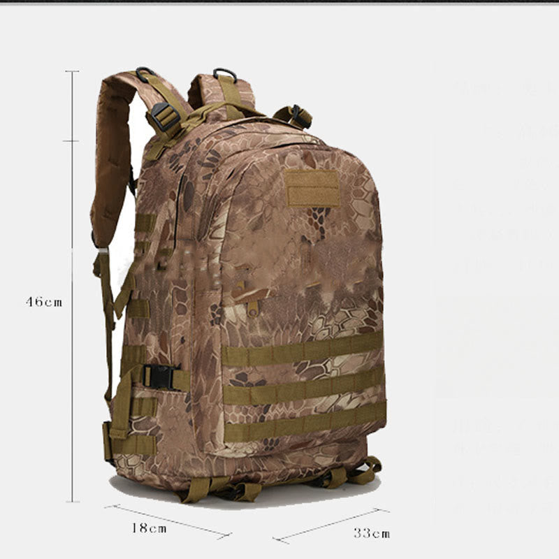 Wasserdichter Camouflage-Jagdrucksack für Männer mit großem Fassungsvermögen