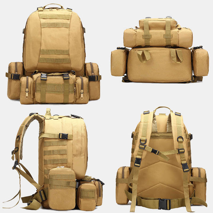 3-IN-1-Jagdrucksack, große taktische Tarntasche mit abnehmbarer Geldbörse