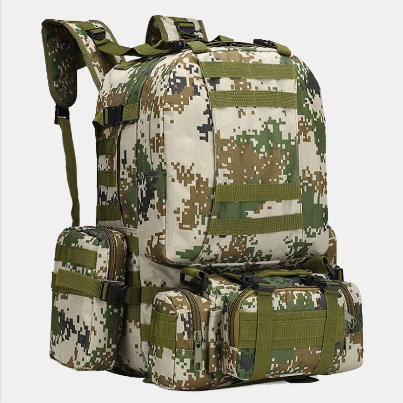 3-IN-1-Jagdrucksack, große taktische Tarntasche mit abnehmbarer Geldbörse