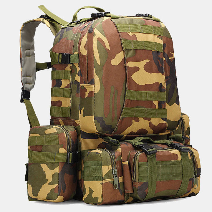 3-IN-1-Jagdrucksack, große taktische Tarntasche mit abnehmbarer Geldbörse
