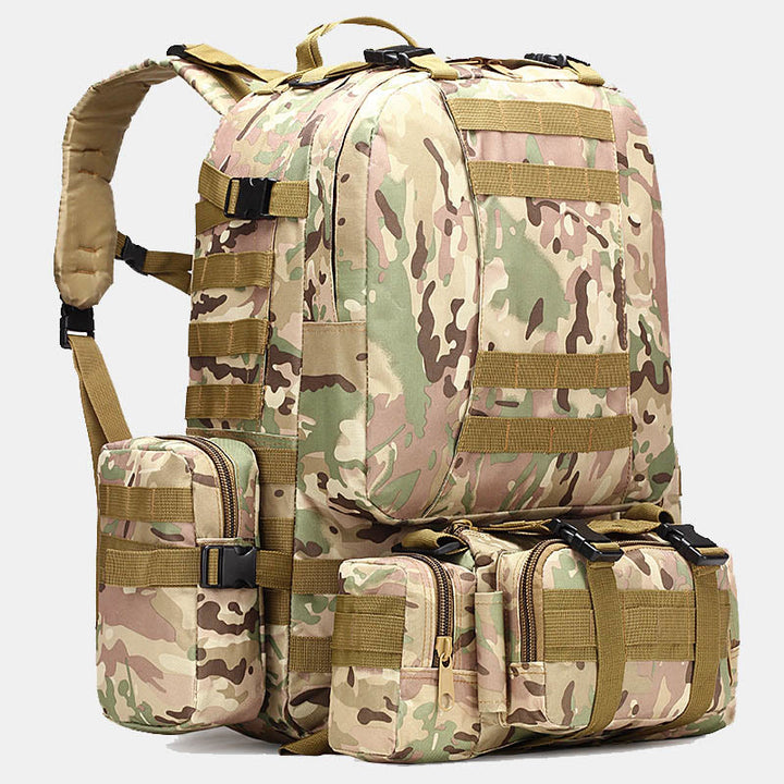 3-IN-1-Jagdrucksack, große taktische Tarntasche mit abnehmbarer Geldbörse