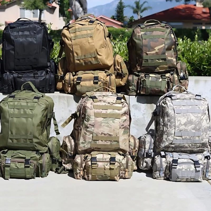 3-IN-1-Jagdrucksack, große taktische Tarntasche mit abnehmbarer Geldbörse