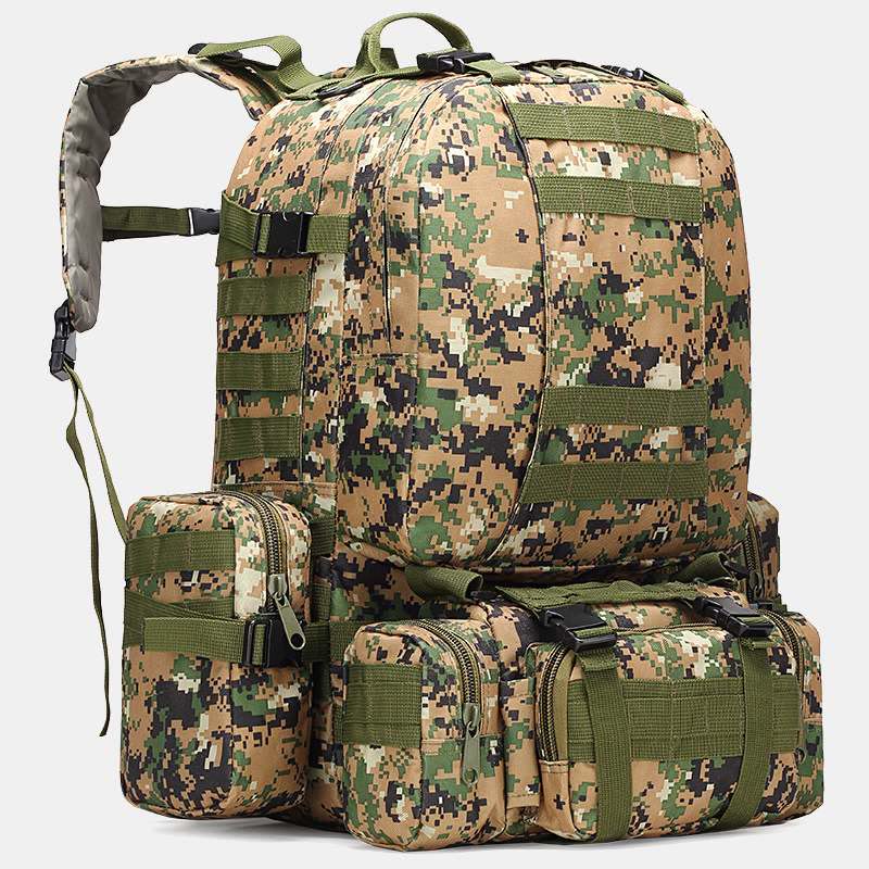 3-IN-1-Jagdrucksack, große taktische Tarntasche mit abnehmbarer Geldbörse