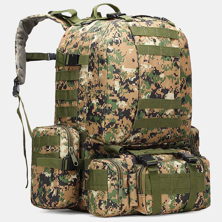 3-IN-1-Jagdrucksack, große taktische Tarntasche mit abnehmbarer Geldbörse