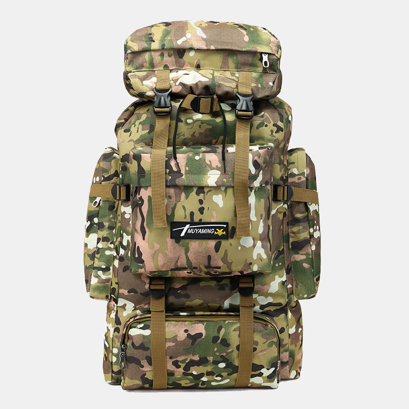 70L Extragroßer Outdoor-Wander-Reiserucksack mit mehreren Taschen