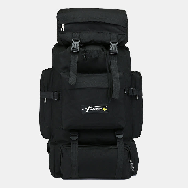 70L Extragroßer Outdoor-Wander-Reiserucksack mit mehreren Taschen