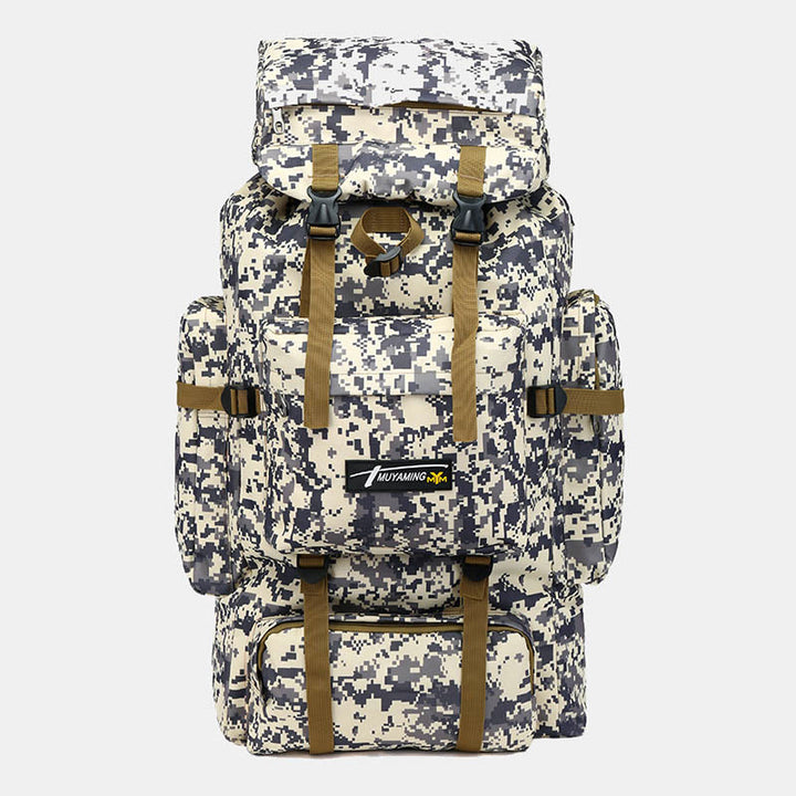 70L Extragroßer Outdoor-Wander-Reiserucksack mit mehreren Taschen