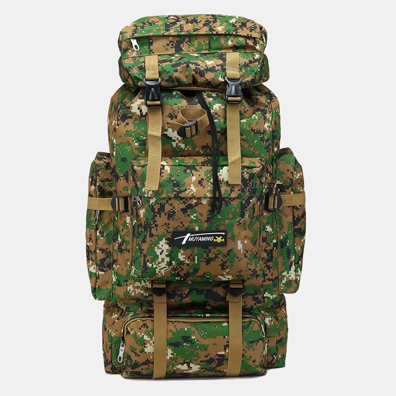 70L Extragroßer Outdoor-Wander-Reiserucksack mit mehreren Taschen