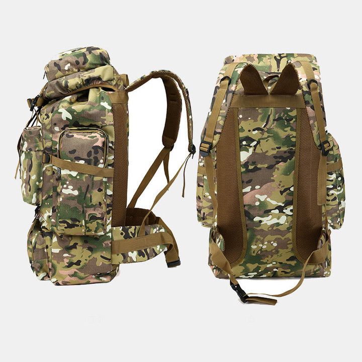 70L Extragroßer Outdoor-Wander-Reiserucksack mit mehreren Taschen