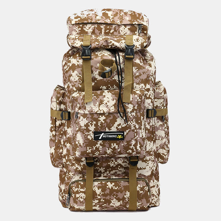 70L Extragroßer Outdoor-Wander-Reiserucksack mit mehreren Taschen