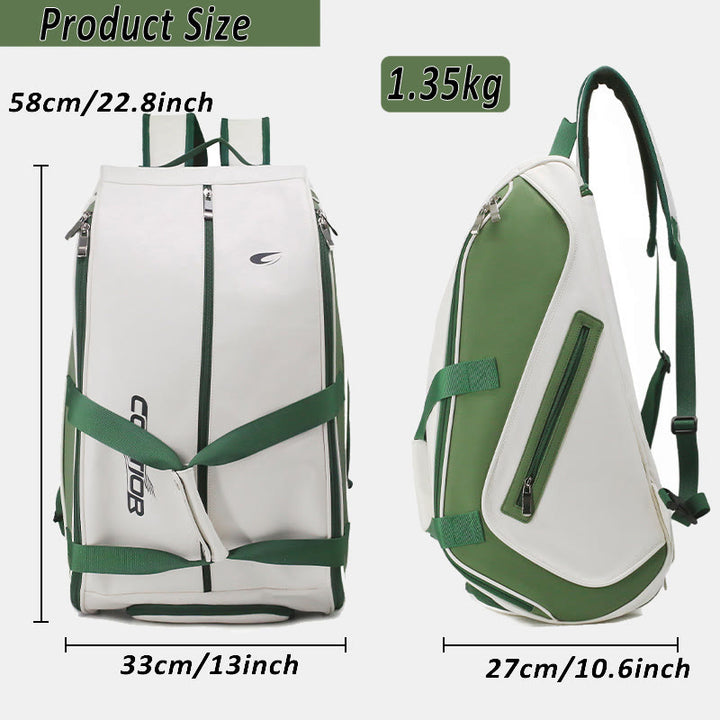 Großer Schlägerrucksack, Tennis- und Pickleball-Paddle-Tasche mit Schuhfach
