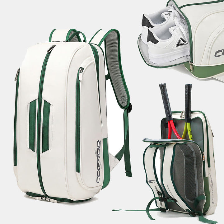 Tennis-Rucksack für Damen und Herren für Schlägerschuhe, professionelle Tennistasche