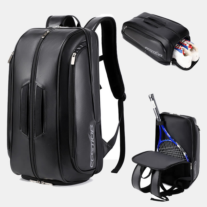 Tennis-Rucksack für Damen und Herren für Schlägerschuhe, professionelle Tennistasche