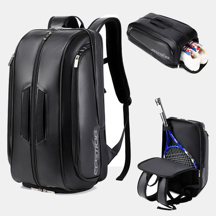 Tennis-Rucksack für Damen und Herren für Schlägerschuhe, professionelle Tennistasche