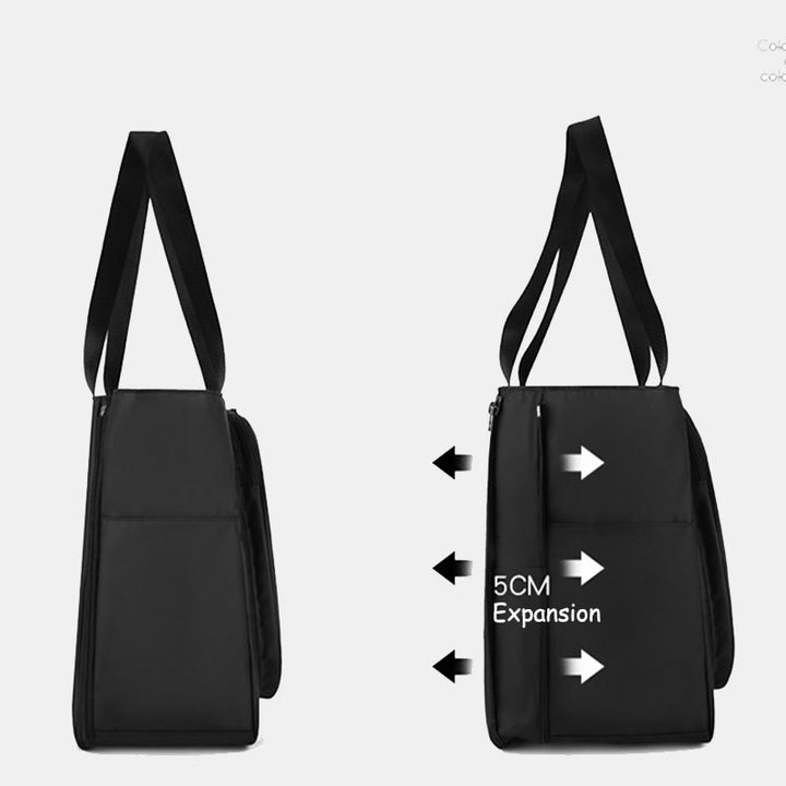 Erweiterbare Tennisschlägertasche, Tragetasche, Umhängetasche mit Schuhfach