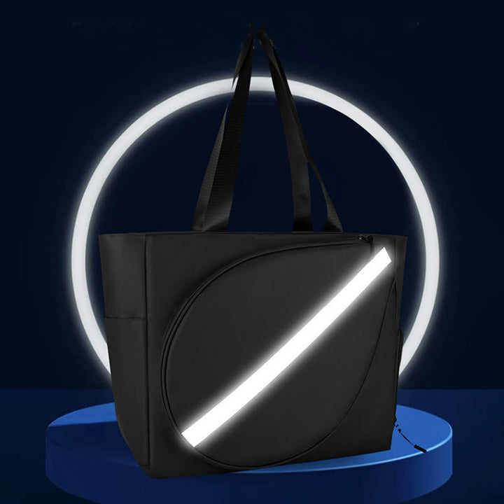 Erweiterbare Tennisschlägertasche, Tragetasche, Umhängetasche mit Schuhfach