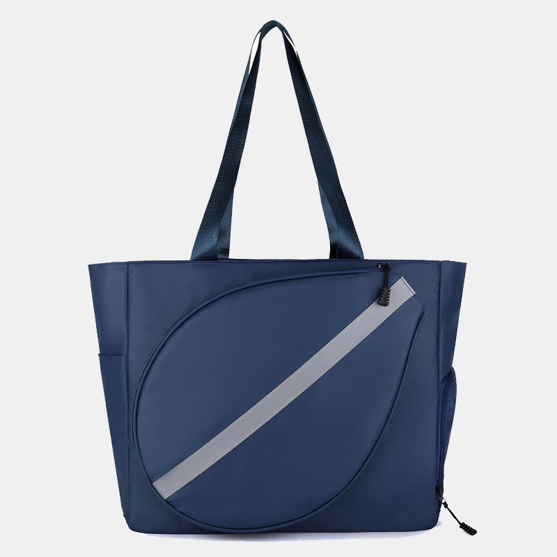Erweiterbare Tennisschlägertasche, Tragetasche, Umhängetasche mit Schuhfach