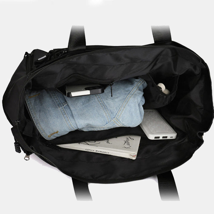 Erweiterbare Tennisschlägertasche, Tragetasche, Umhängetasche mit Schuhfach