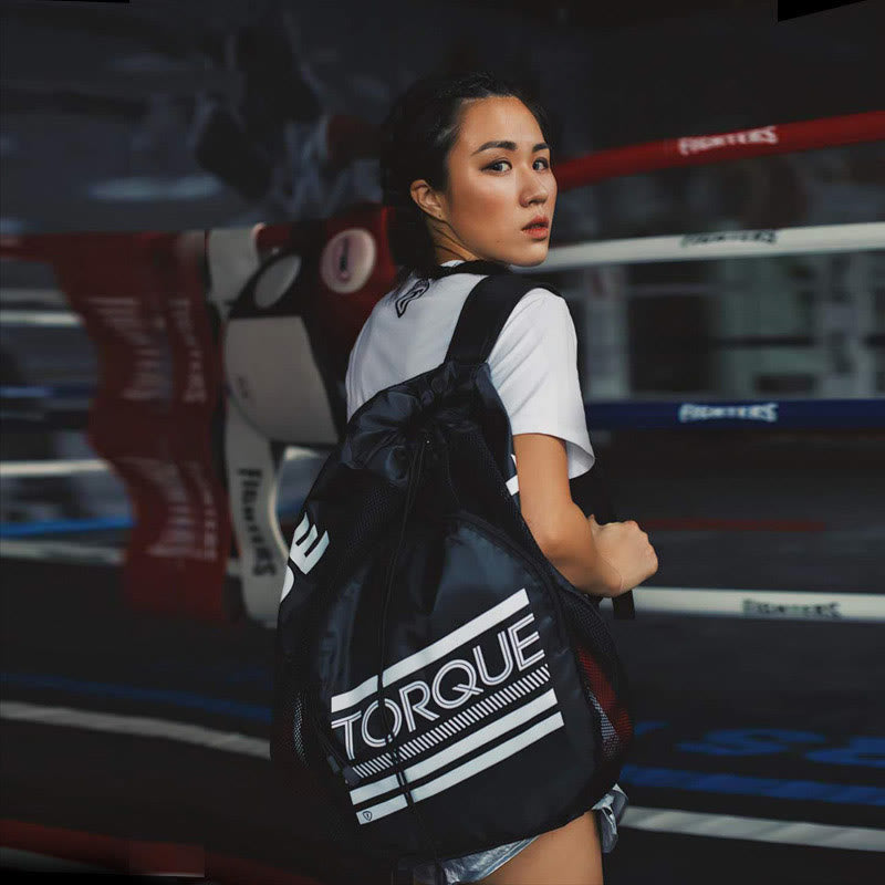 Leichte Wrestling-Ausrüstungstasche, Mesh-Sporttasche, gepolsterter Rucksack