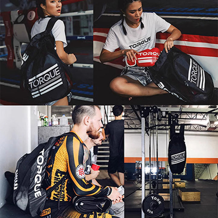 Leichte Wrestling-Ausrüstungstasche, Mesh-Sporttasche, gepolsterter Rucksack