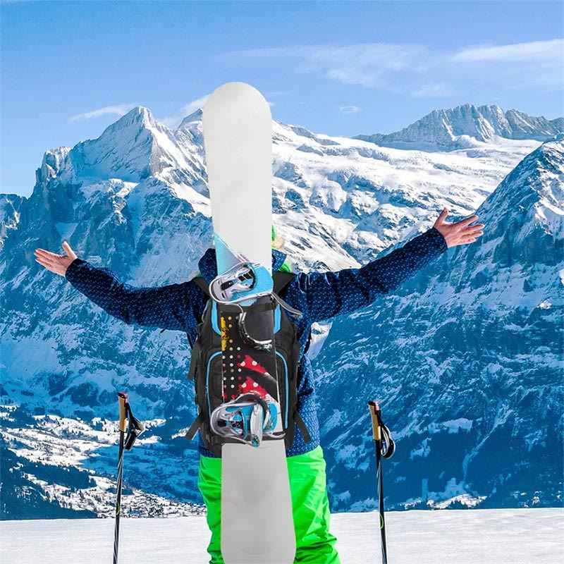 50L Skischuhtasche Sportrucksack für Skihelm Brille Snowboard