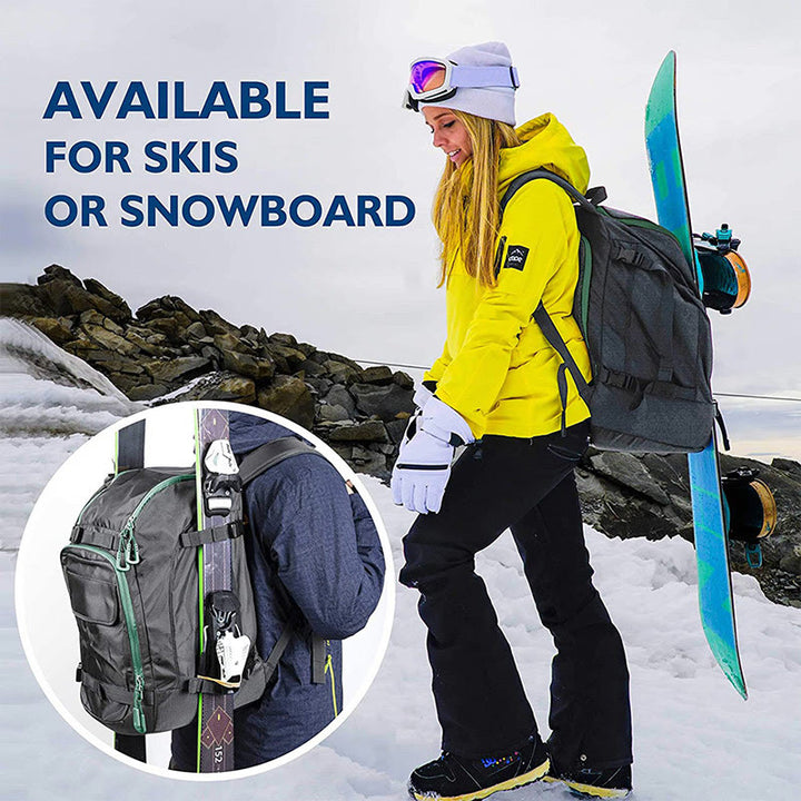 Wasserdichter Ski-Board-Rucksack, Skischuhtasche für Snowboard und Zubehör