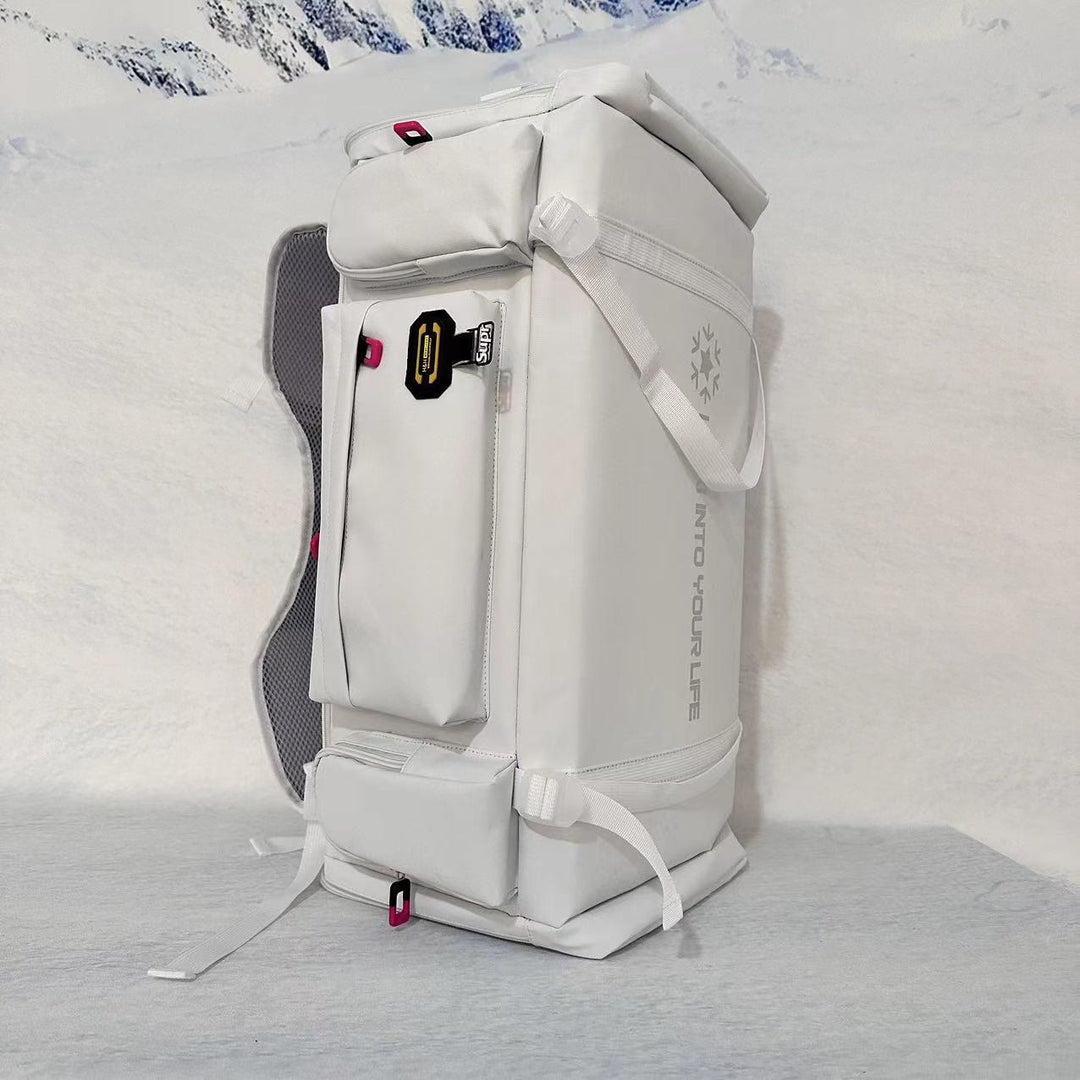 Wasserdichter Ski-Rucksack mit mehreren Taschen, Sport-Reisetasche, Snowboard-Träger