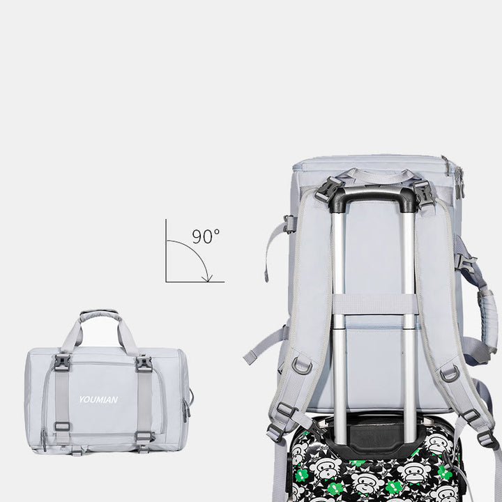 Funktioneller Snowboard-, Skischuh- und Helm-Rucksack, Wander- und Reisetasche