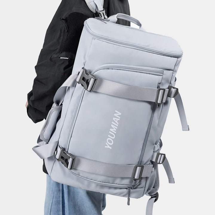Funktioneller Snowboard-, Skischuh- und Helm-Rucksack, Wander- und Reisetasche
