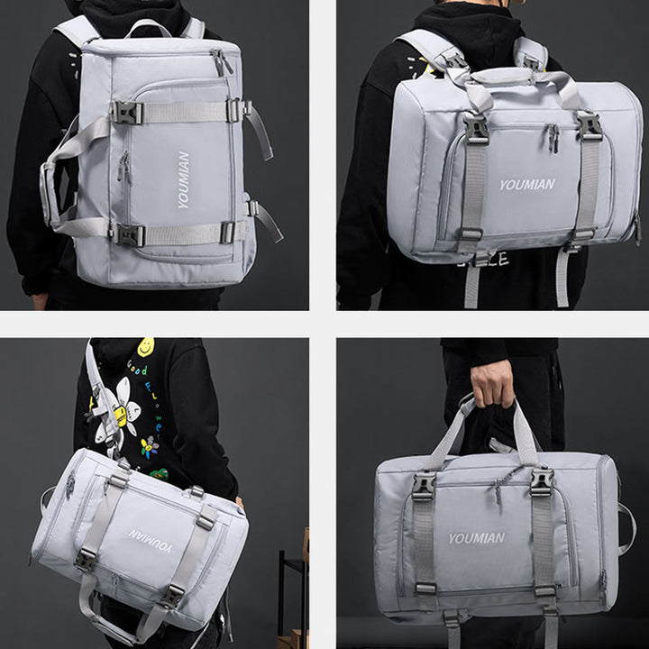 Funktioneller Snowboard-, Skischuh- und Helm-Rucksack, Wander- und Reisetasche