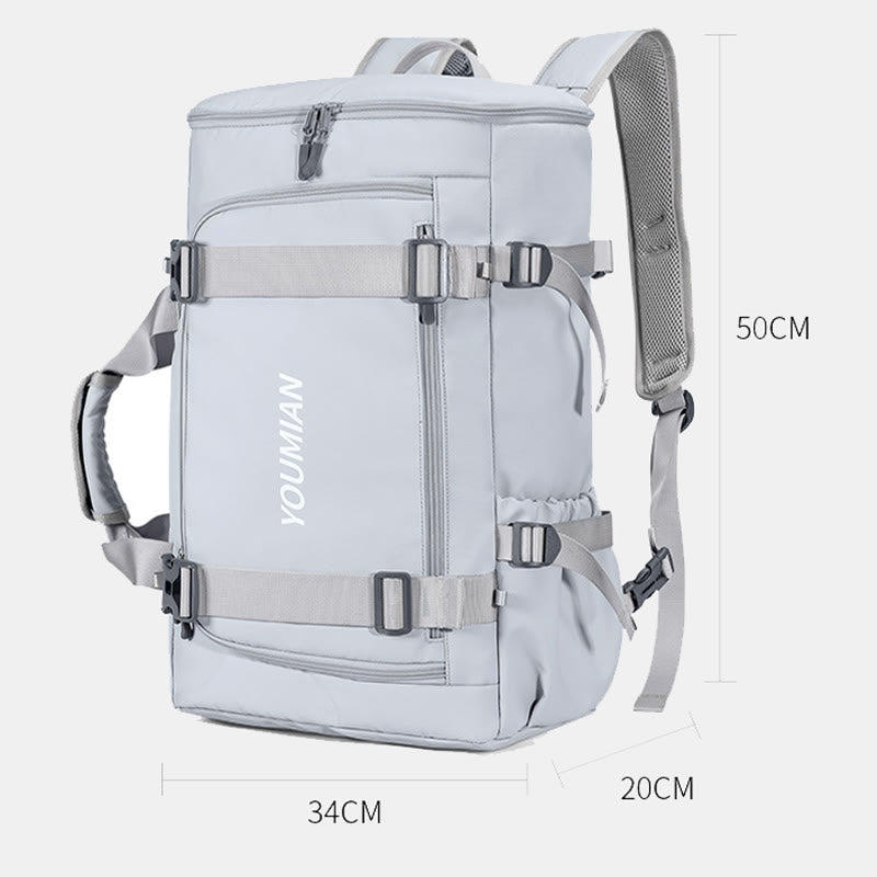 Funktioneller Snowboard-, Skischuh- und Helm-Rucksack, Wander- und Reisetasche