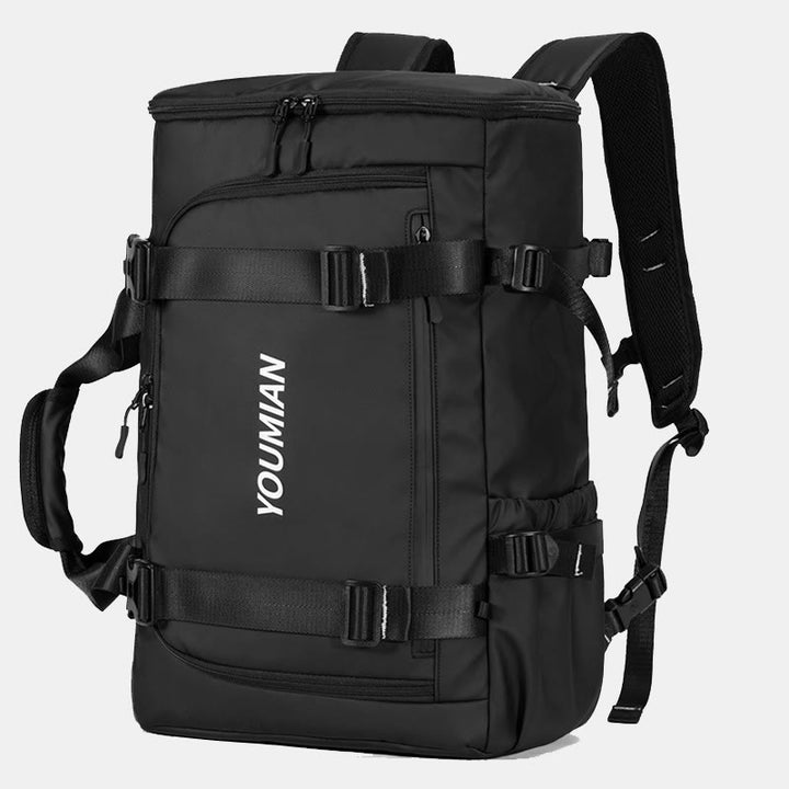 Funktioneller Snowboard-, Skischuh- und Helm-Rucksack, Wander- und Reisetasche