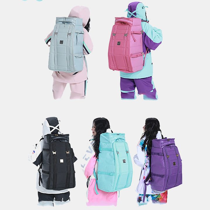 65L Wasserdichter Skirucksack Snowboardrucksack Snowboard &amp; Zubehör