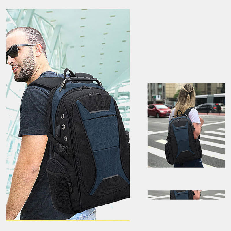 Reise-Business-Rucksack mit großer Kapazität, RFID-blockierender Laptop-Rucksack