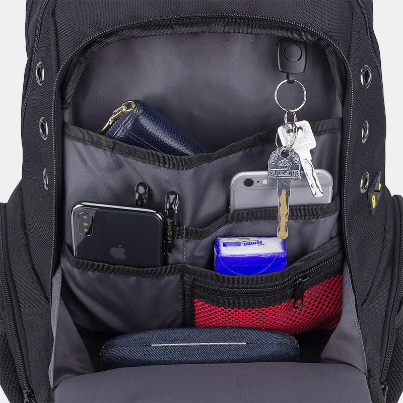 Reise-Business-Rucksack mit großer Kapazität, RFID-blockierender Laptop-Rucksack