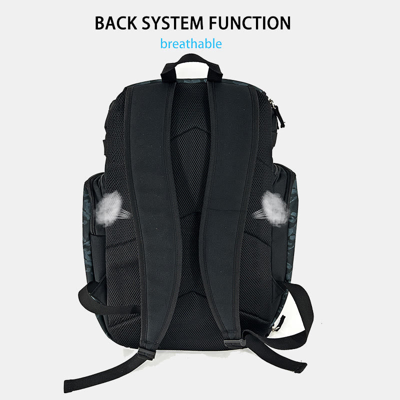 Baseball-Rucksack, Softball-Tasche mit 2 Schlägerhüllen, Platz für Schuhe