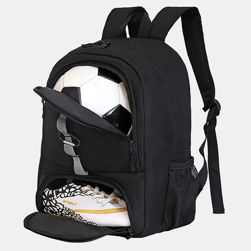Funktionelle Sporttasche Fußball Basketball Rucksack mit Schuh- und Ballfach