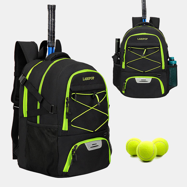 Tennisschlägertasche mit großer Kapazität, Sportrucksack mit Schuhfach