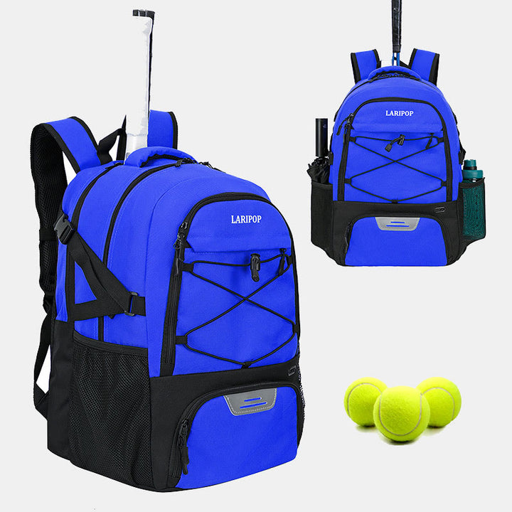 Tennisschlägertasche mit großer Kapazität, Sportrucksack mit Schuhfach