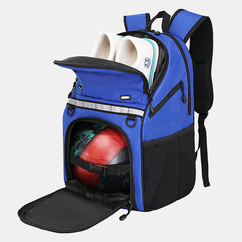 Bowlingball-Taschen-Rucksack für eine einzelne Kugel mit Schuhfach