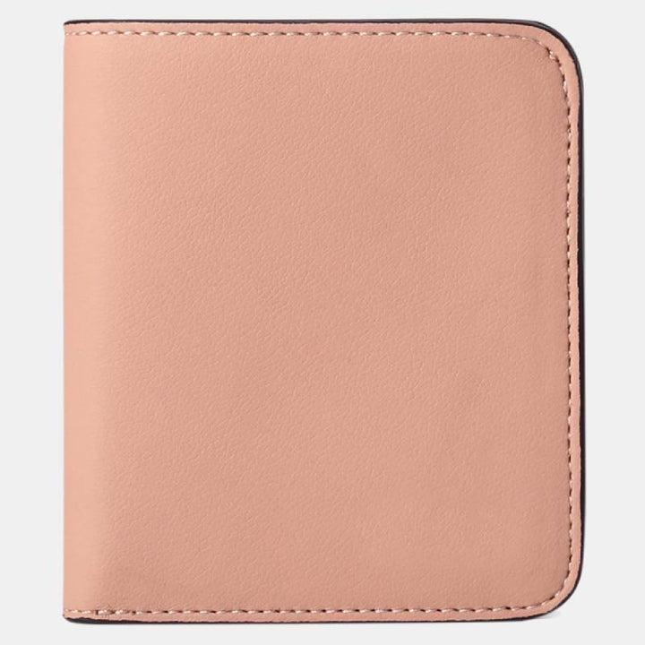 Schlanke, zweifach gefaltete, elegante Geldbörse mit RFID-Blockierung - Rosa - image 10