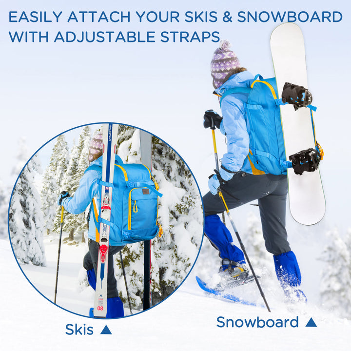 Wasserdichter Ski-Board-Rucksack, Skischuhtasche für Snowboard und Zubehör