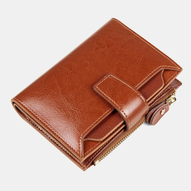 Geldbörse mit RFID-Blockierung im Vintage-Design für mehrere Karten