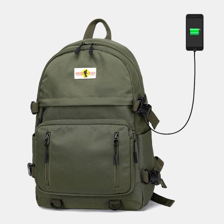 Wasserdichter Rucksack mit mehreren Taschen und großem Fassungsvermögen