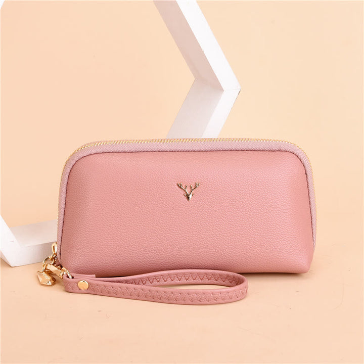 Reißverschluss Smartphone Armband Vintage Geldbörse