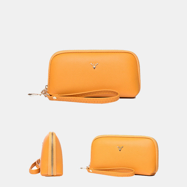 Reißverschluss Smartphone Armband Vintage Geldbörse