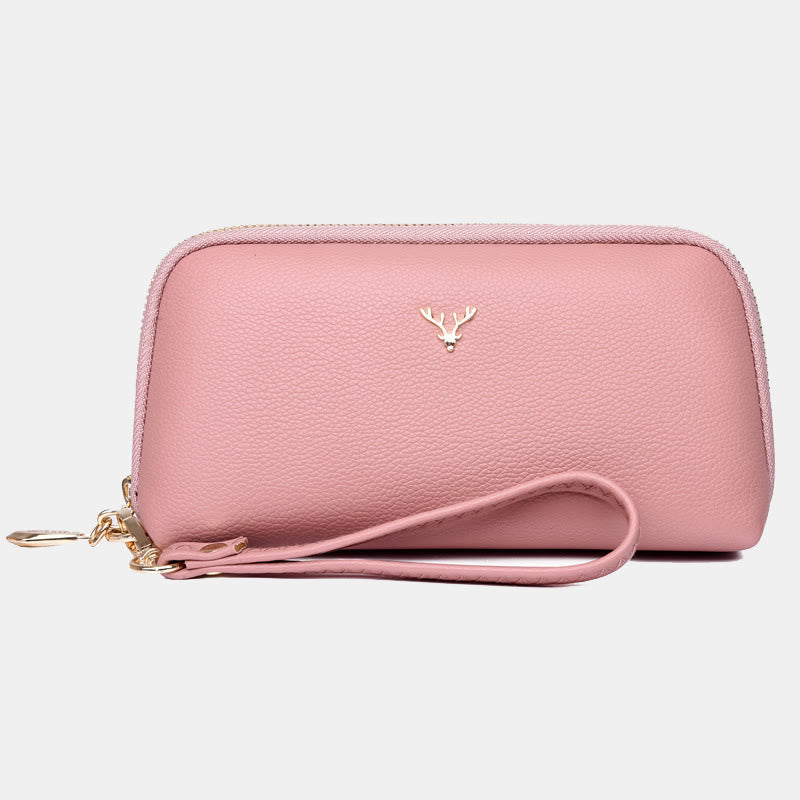 Reißverschluss Smartphone Armband Vintage Geldbörse