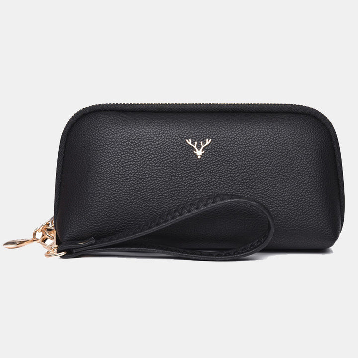 Reißverschluss Smartphone Armband Vintage Geldbörse