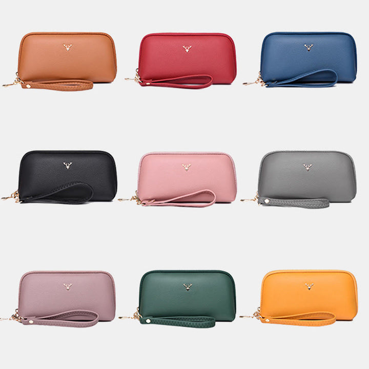 Reißverschluss Smartphone Armband Vintage Geldbörse